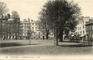 Early view of Cathedral Green