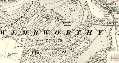 Map of Wembworthy