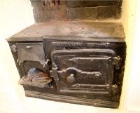 Cottage Stove, awaiting restoration at Chittlehampton, N.Devon