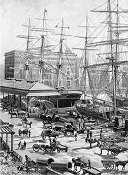 Sydney Dockside circa 1880s