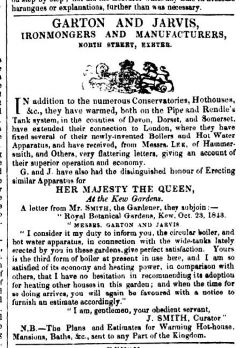 1843 newspaper advertisement