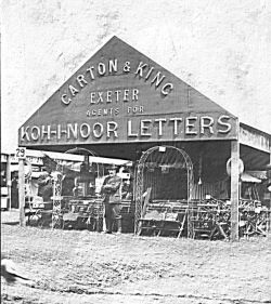 Stand at the 1909 Bath and West Show