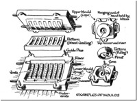 Illustration of a foundry mould, by Sam Ellacott