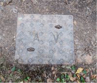 Cover, Square Diamond Patt AV Air Valve GREAT ROCK Mine