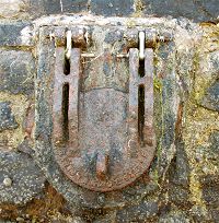 Tidal Flap, sea wall, Shaldon