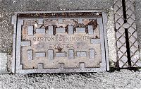 Kerb Gulley, Hinged variation, Regent Street, Dawlish