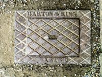 Pre 1925 Drain Cover 7 x 10 PLYMOUTH Saltram House