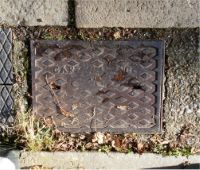 Pre 1925 Inspection Cover Worn 'Engineers' BUCKFASTLEIGH