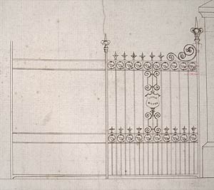 Drawing of Little Silver Gates, High Bickington