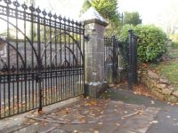 Gates at Bishopsteignton Church