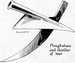 Plough share and coulter of 1661