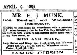 Announcement of Munk moving in with G & King