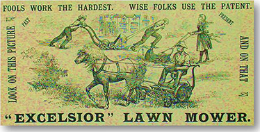 Excelsior Lawn Mower Advert