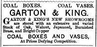 Advert, Daily Gazette, 8th November 1892