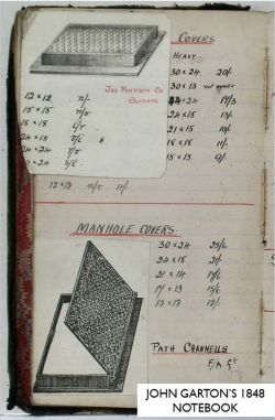 Page from John Garton's Notebook