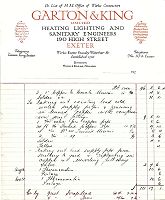 Invoice 1920s design