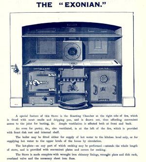 click to enlarge Exonian stove