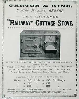 Advert for the Railway Cottage Stove