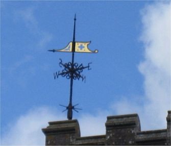 Weathervane on Blundells School Chapel