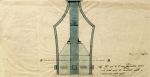 Closer view of finial drawing, middle section