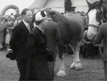 Queen Elizabeth II at the Royal Show 1952