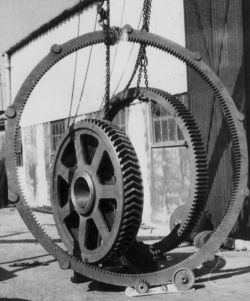 Ring Gears and a Double Helical Gear