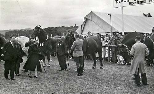 The Queen visits the show